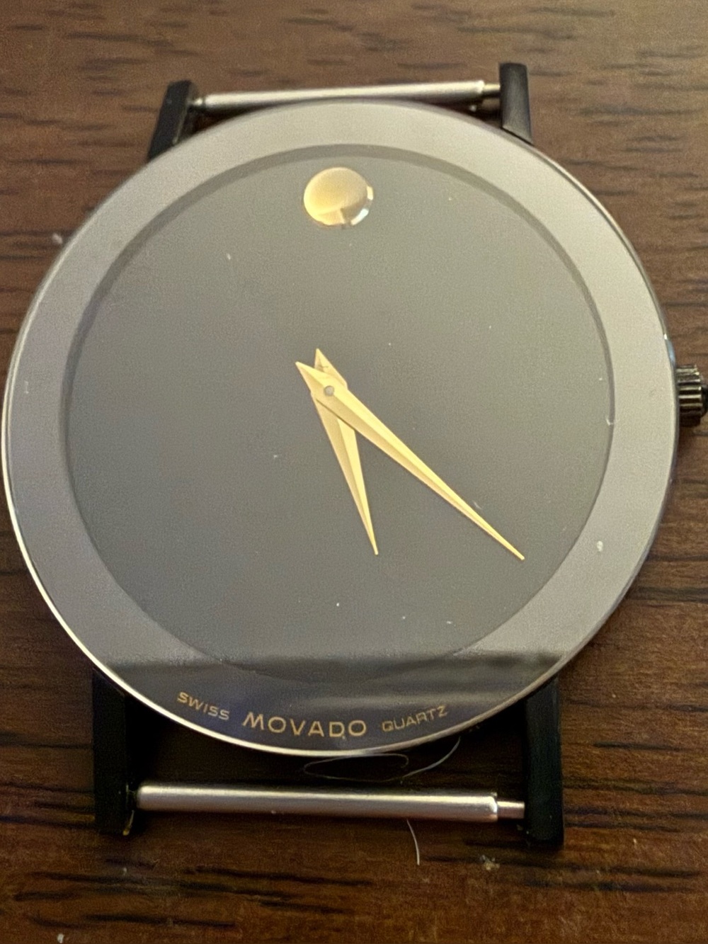 Movado Museum Ultra-Thin 87.40.882N Borderless Mens Watch Face